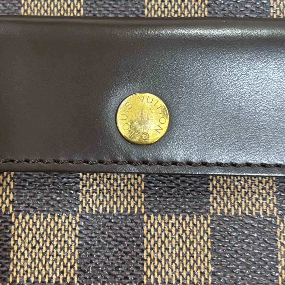 Authentic Louis Vuitton NEW aubagne damier ebene mini satchel